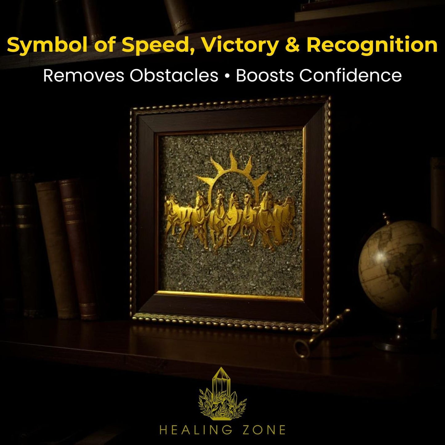 7 Horses Vastu & Feng Shui Pyrite Frame