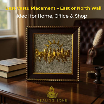 7 Horses Vastu & Feng Shui Pyrite Frame