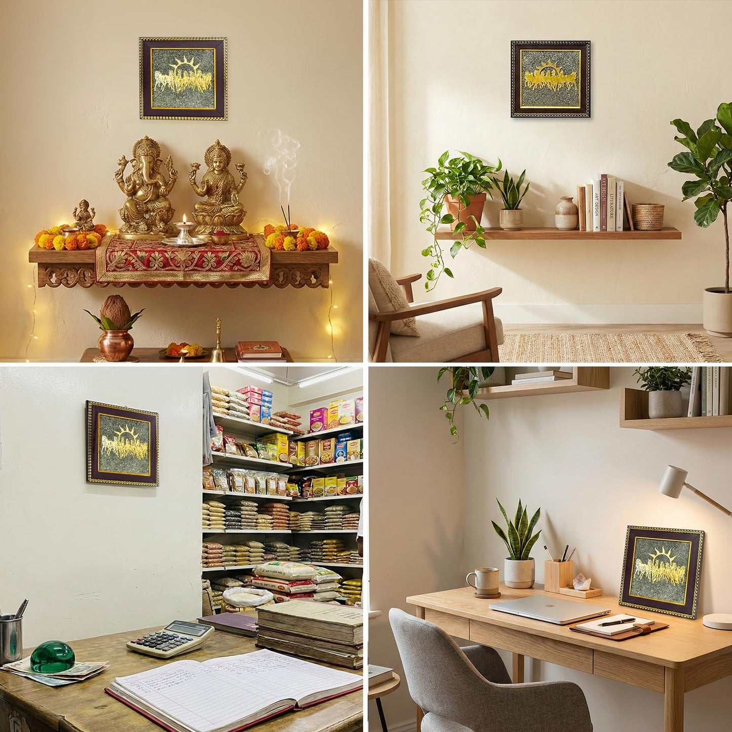 7 Horses Vastu & Feng Shui Pyrite Frame