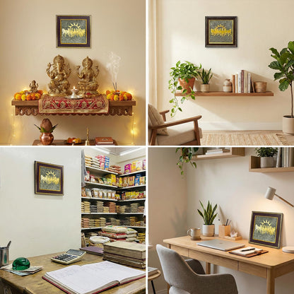 7 Horses Vastu & Feng Shui Pyrite Frame