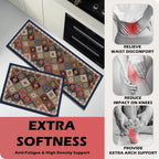 2 Pcs Kitchen Runner Set